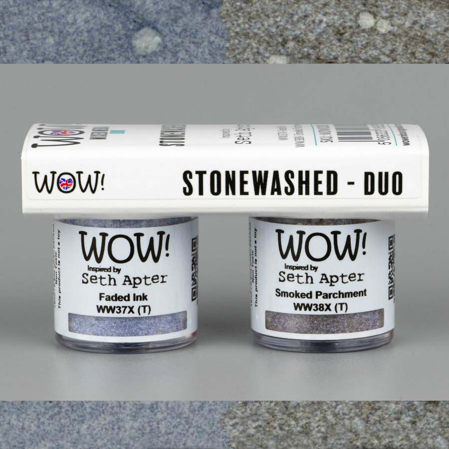 WOW Embossing Powder Duo: Stonewashed
