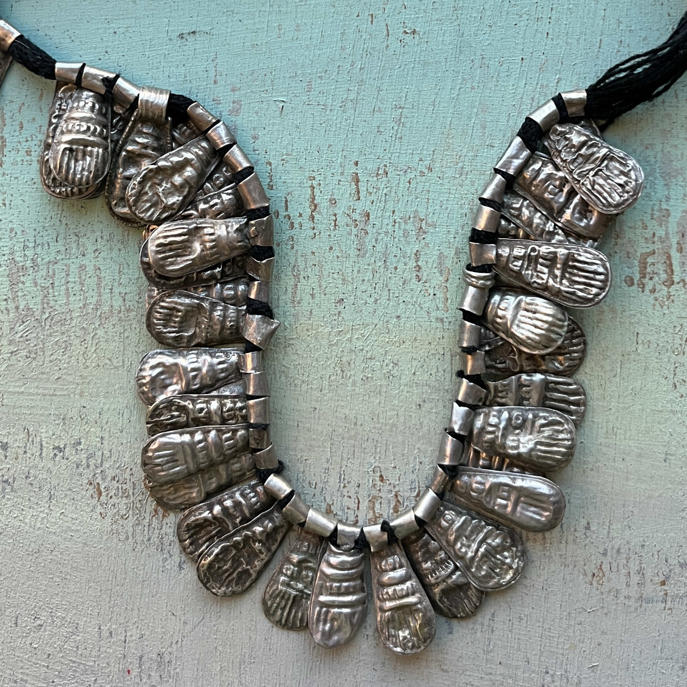 Handmade Ethiopian Telsum Silver Pendants