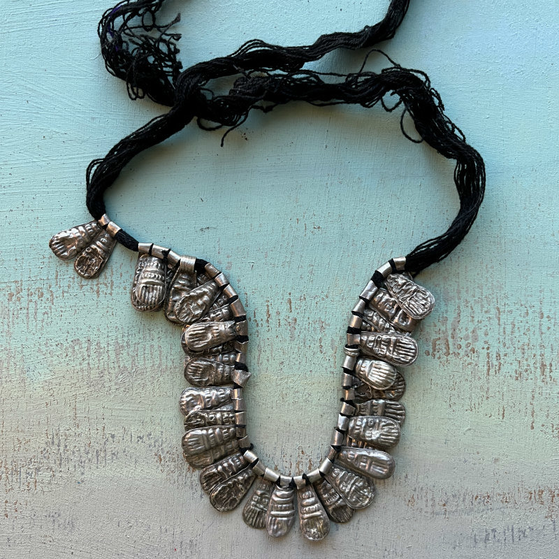 Handmade Ethiopian Telsum Silver Pendants