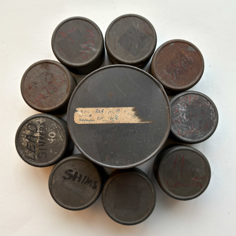 Vintage Round Tins: Set of 10 