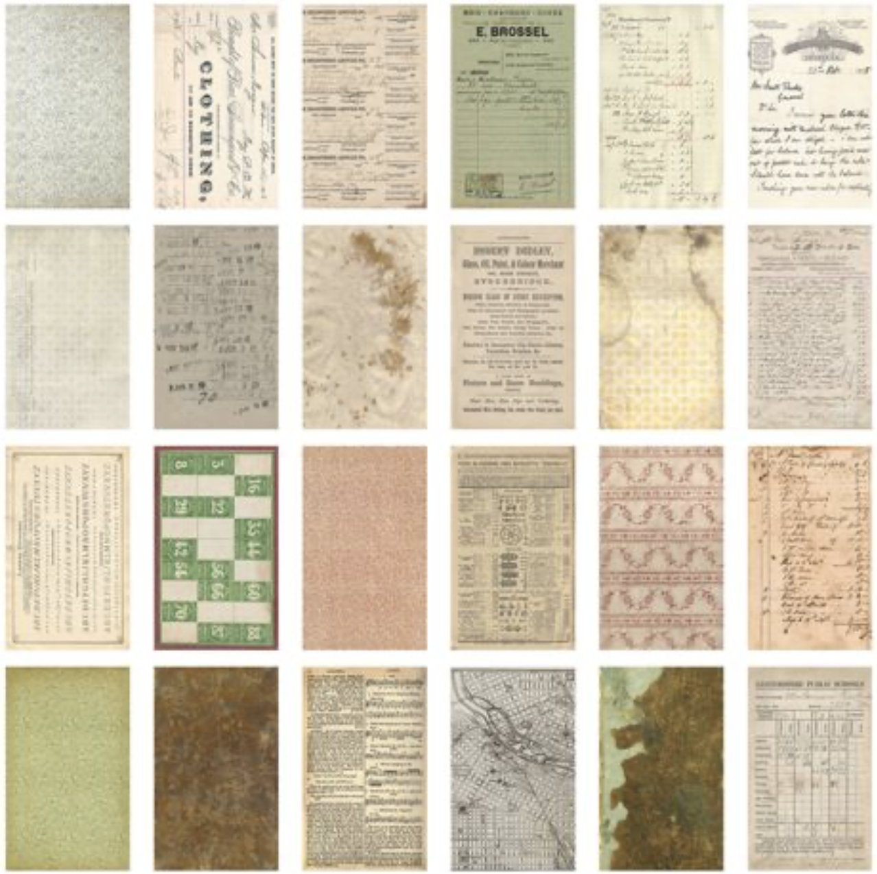 Tim Holtz Backdrops: Volume #1