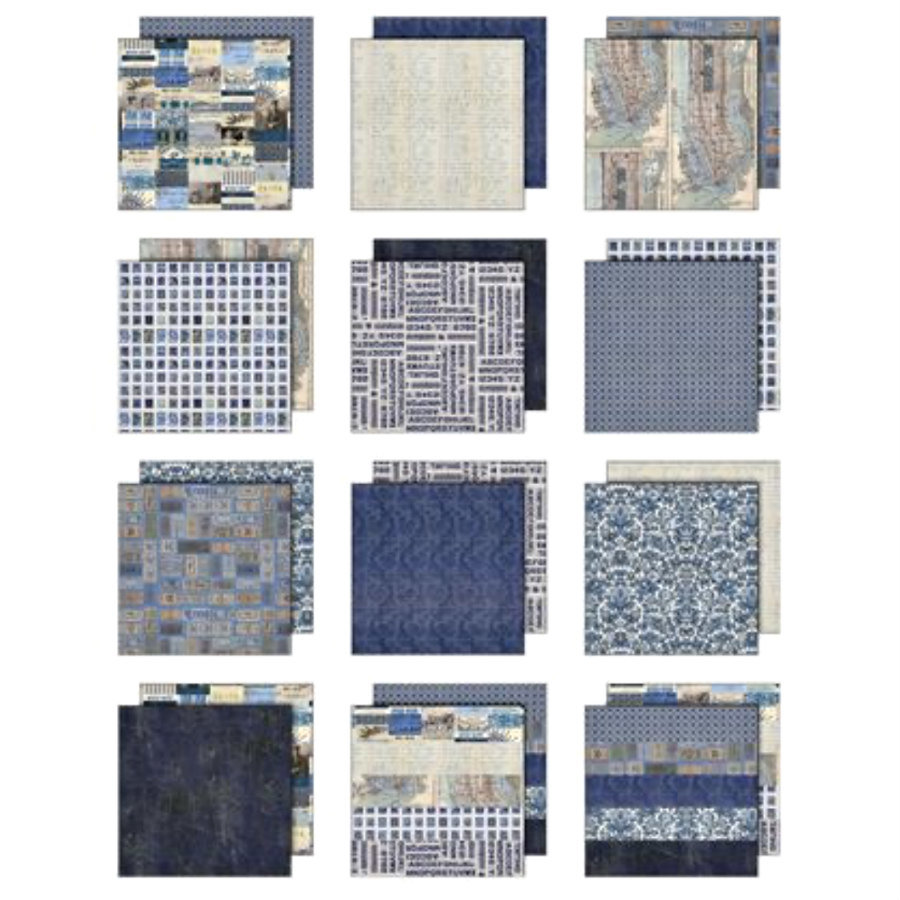 Tim Holtz Palette Paper: Indigo