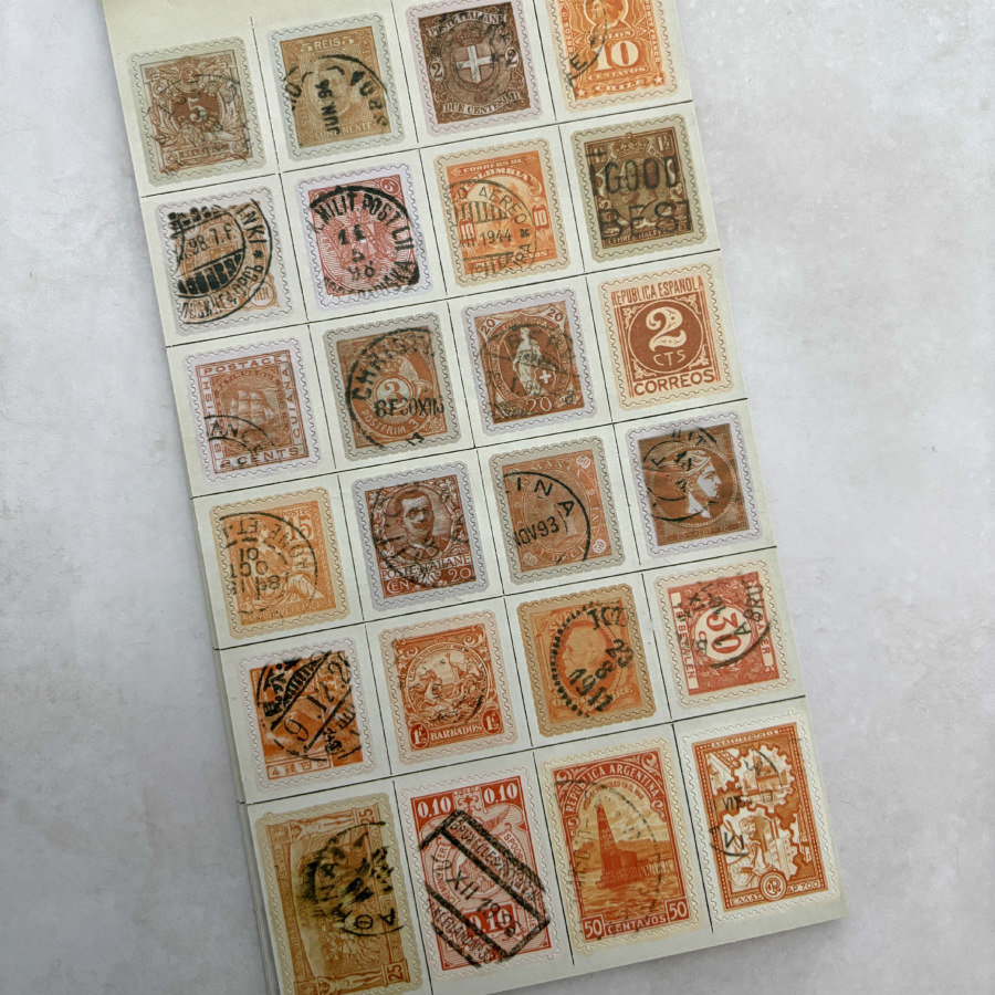 RESTOCKED: Tim Holtz Sticker Book Postmarked