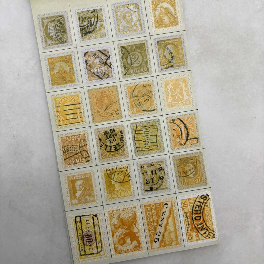 RESTOCKED: Tim Holtz Sticker Book Postmarked
