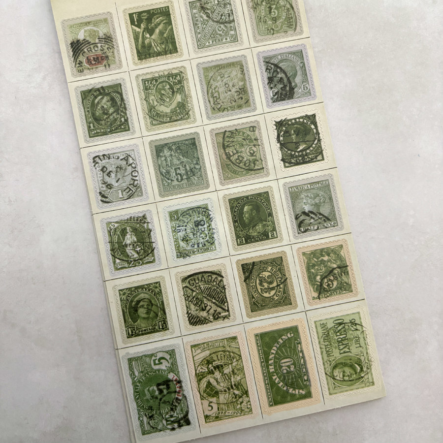 RESTOCKED: Tim Holtz Sticker Book Postmarked