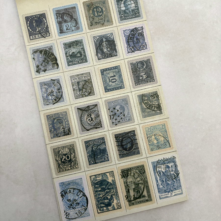 RESTOCKED: Tim Holtz Sticker Book Postmarked