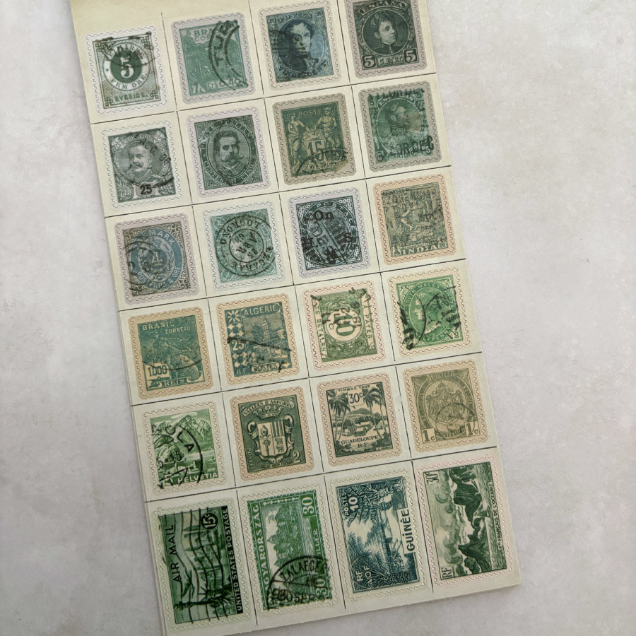 RESTOCKED: Tim Holtz Sticker Book Postmarked