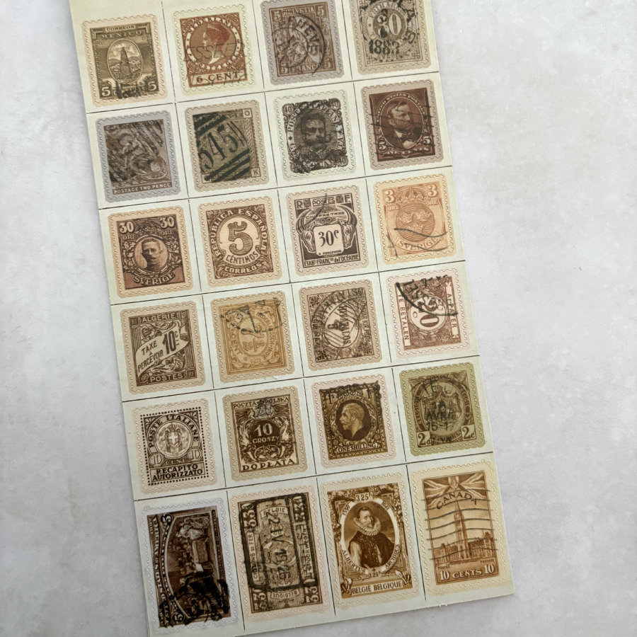 RESTOCKED: Tim Holtz Sticker Book Postmarked