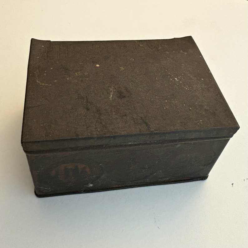 Vintage Rusted Metal Tobacco Tin