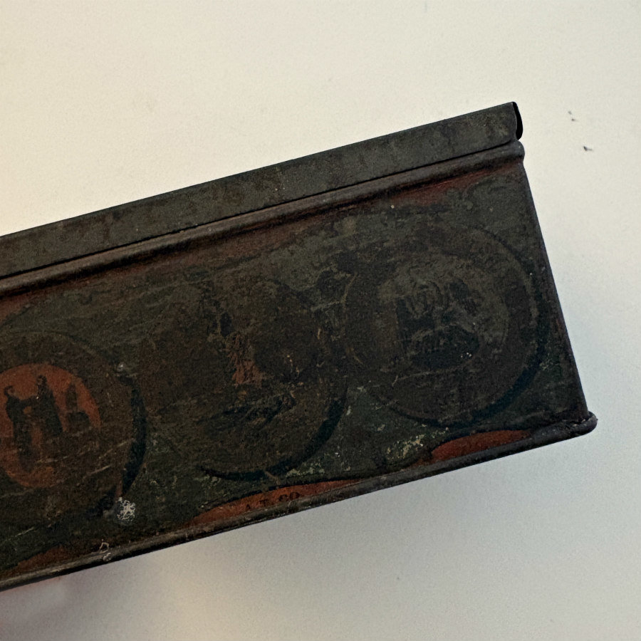 Vintage Rusted Metal Tobacco Tin