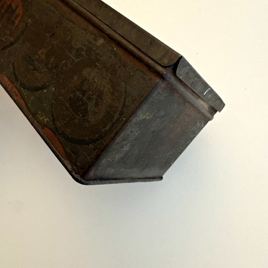 Vintage Rusted Metal Tobacco Tin