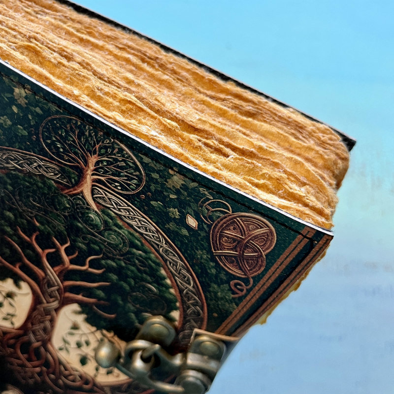 Vintage Leather Journal: Tree of Life