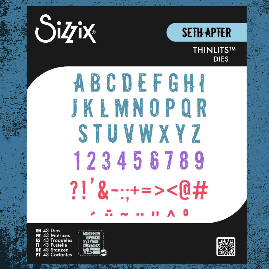 Sizzix Thinlet Dies: Typography
