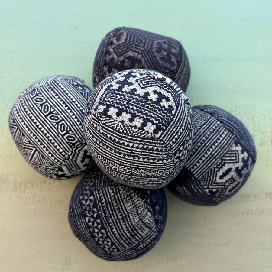 SOLD: Hmong Tribal Vietnamese Cloth Ball 4