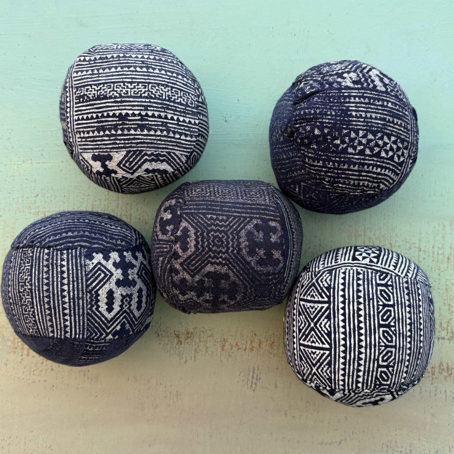SOLD: Hmong Tribal Vietnamese Cloth Ball 4