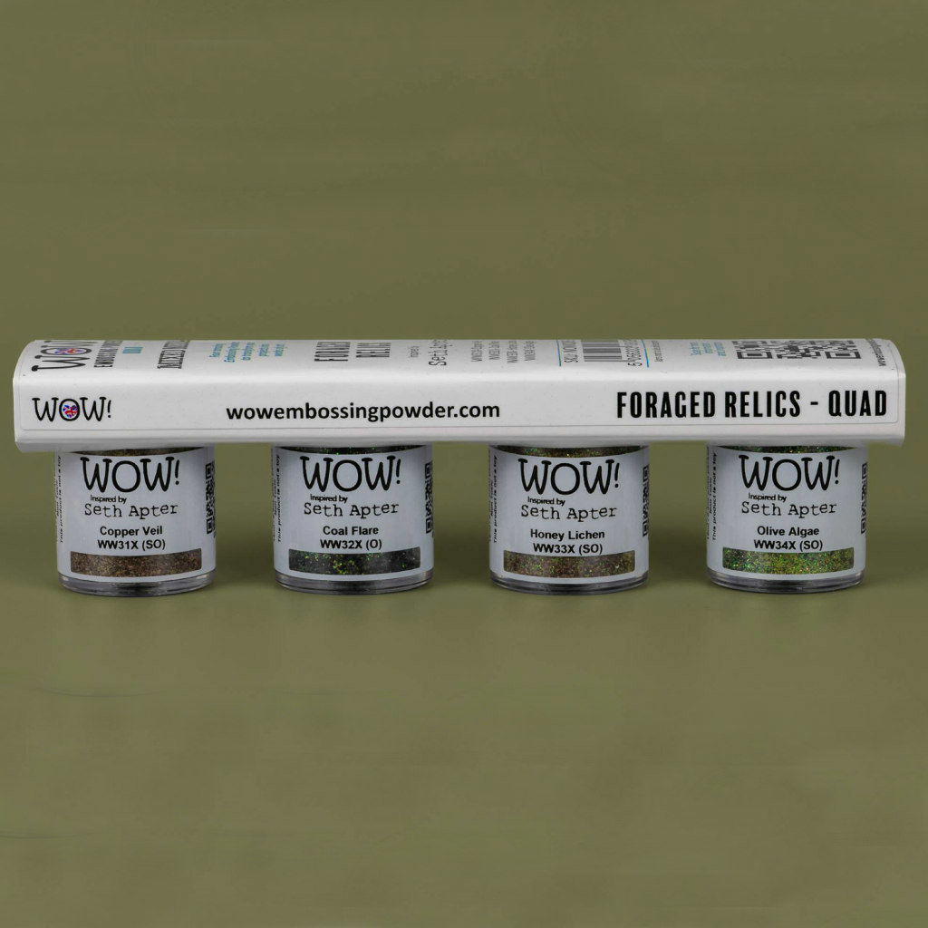 WOW Embossing Powder Quad: Forged Relics