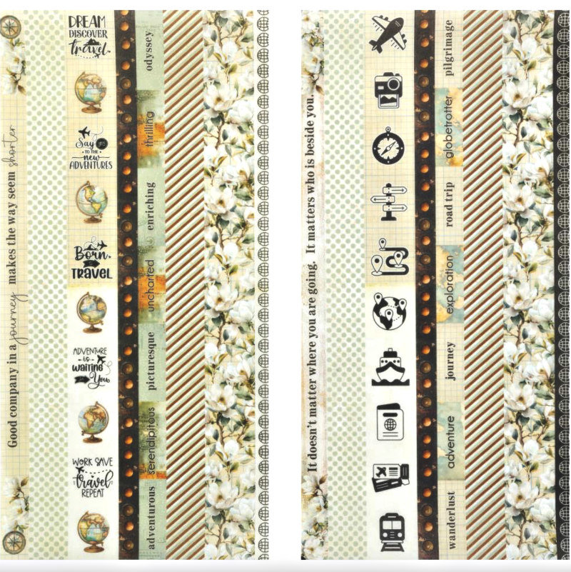 49 and Market Wanderlust Explorer: Washi Sheets Plus