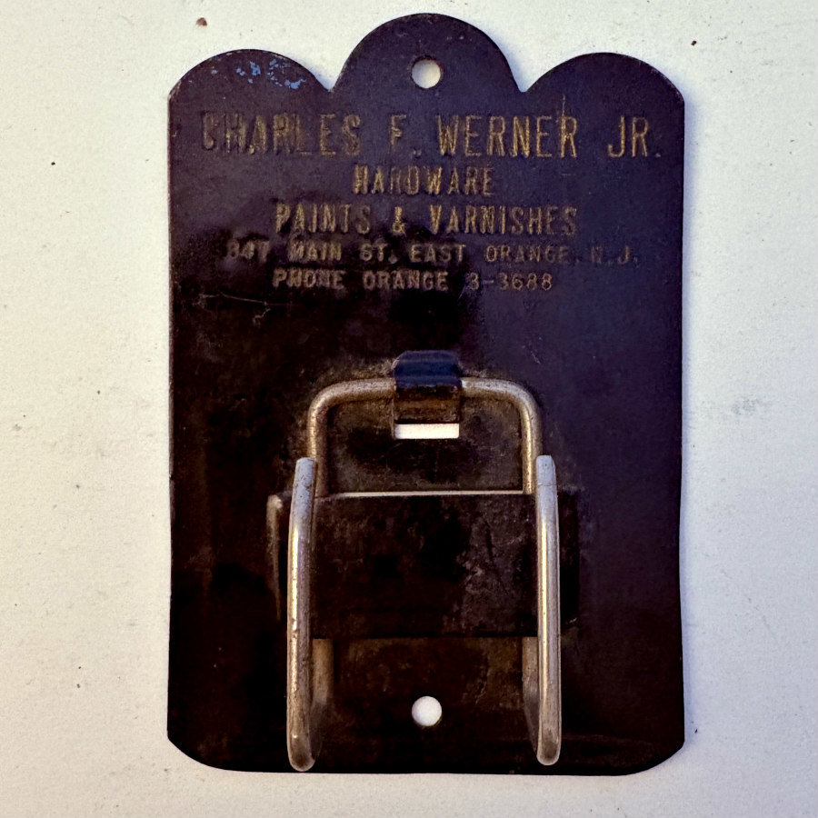 SOLD: Vintage Hanging Bill/Receipt/Calendar Holder