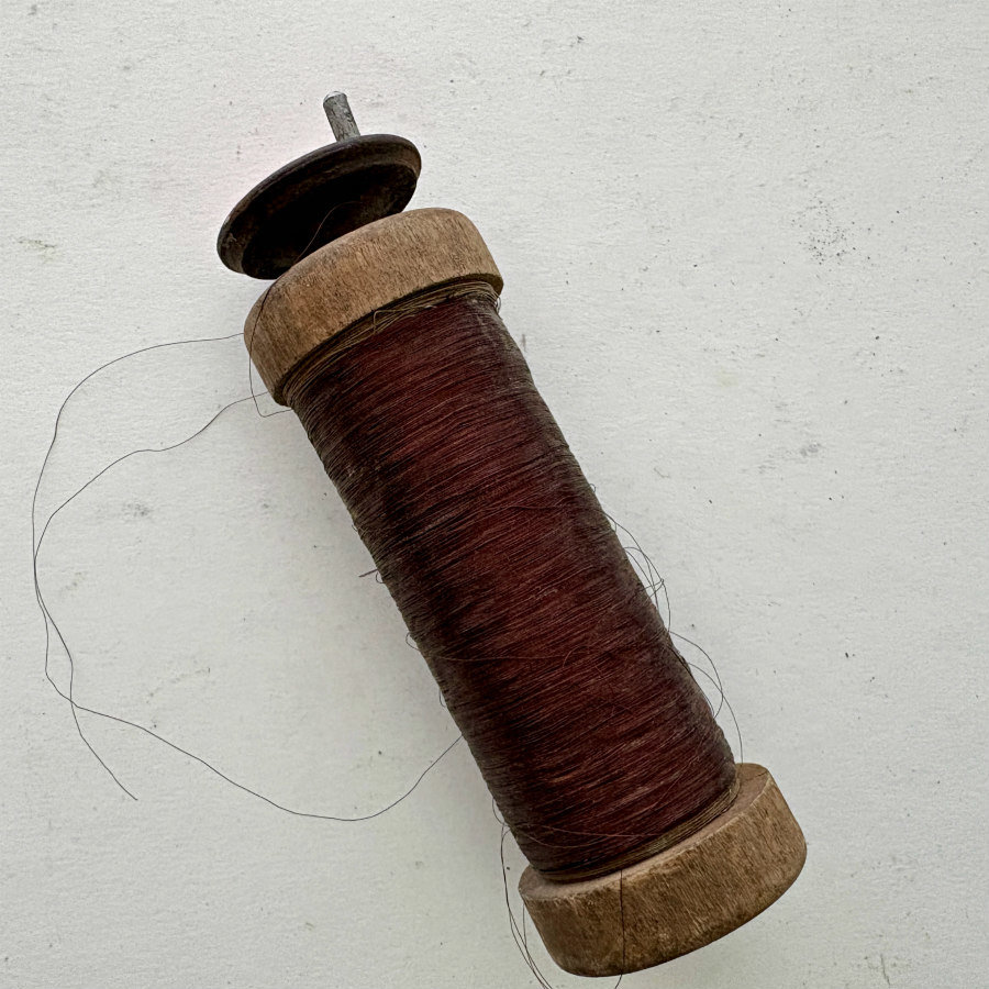 SOLD: Vintage Spool & Metal Wire 