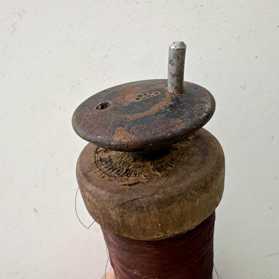 SOLD: Vintage Spool & Metal Wire 