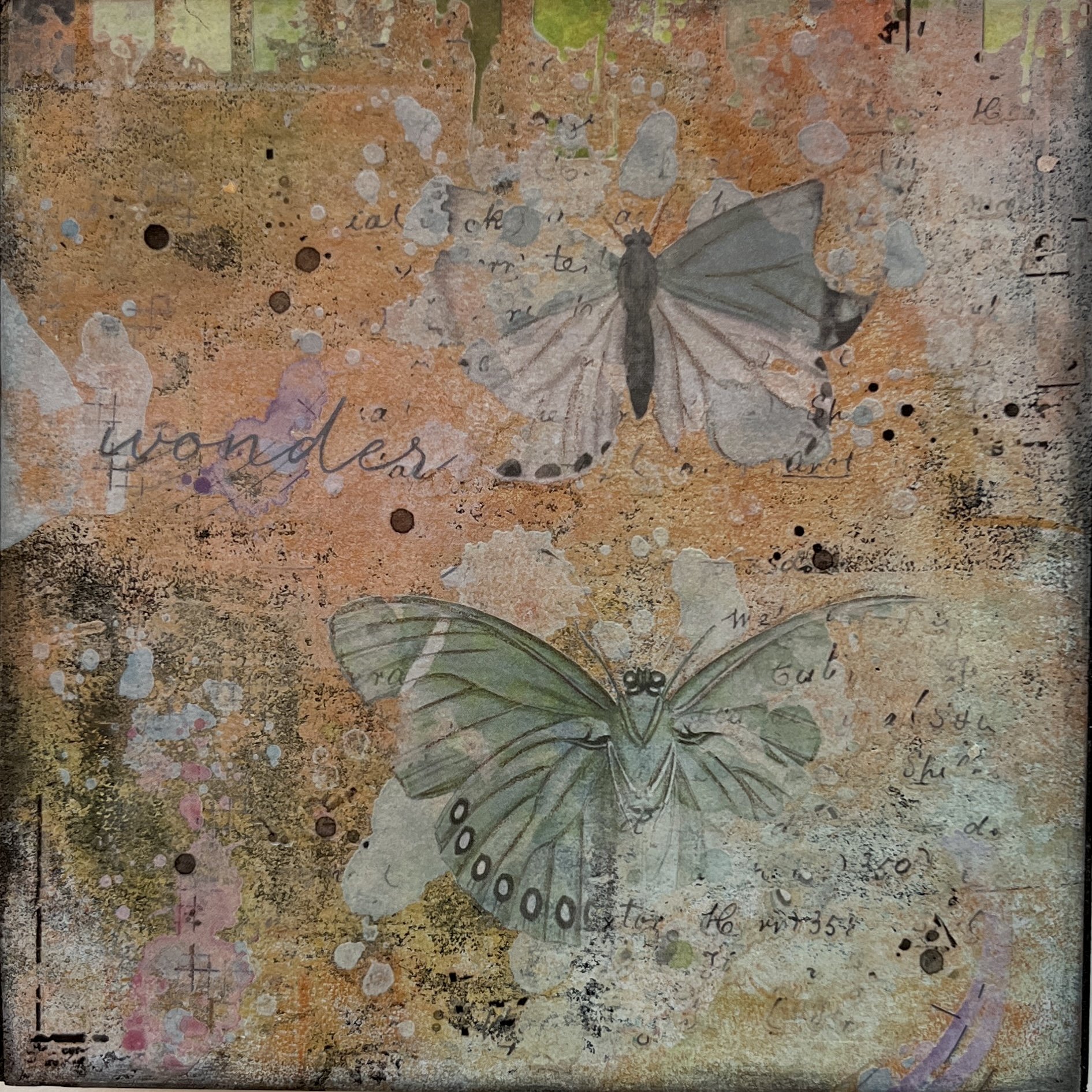 SOLD - Wonder: Original Mixed Media Art