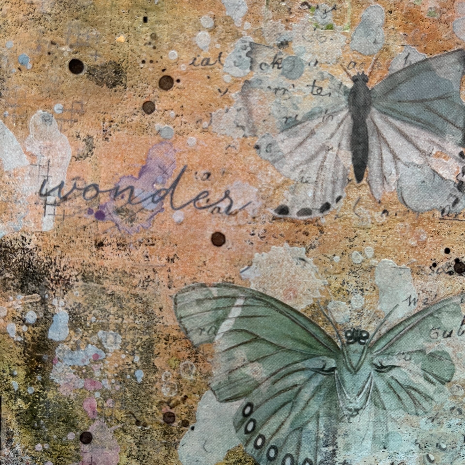 SOLD - Wonder: Original Mixed Media Art