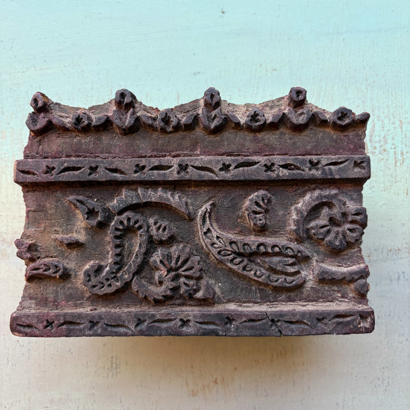 SOLD: Vintage Print Block Large 