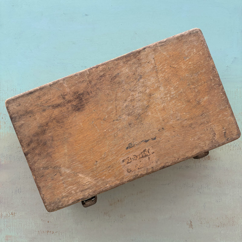 SOLD: Vintage Three-Compartment Supply Box