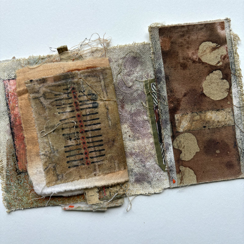 Woven Threads: Original Mixed Media Artist Book