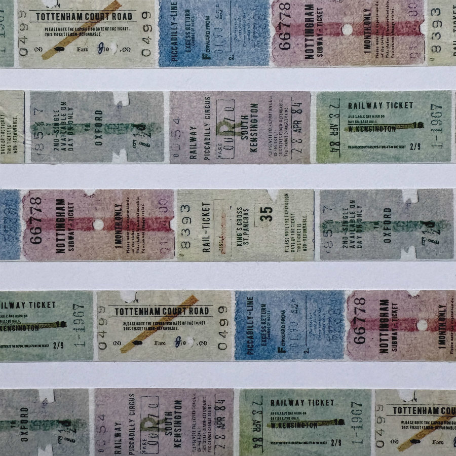 Yohaku Washi Tape: Tickets