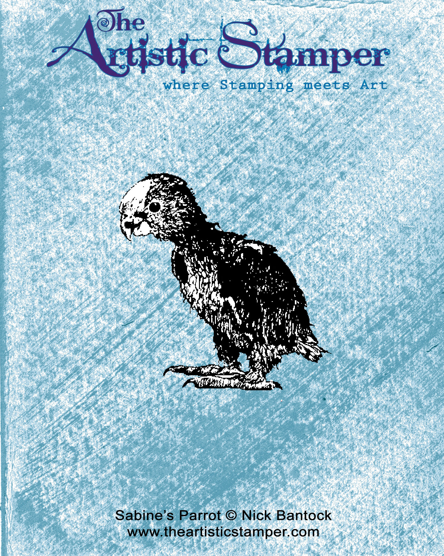 ONE LEFT: Nick Bantock Cling Rubber Stamp Set: Complete Collection 2