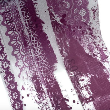 49 and Market Lace Washi Tape Set: Eggplant