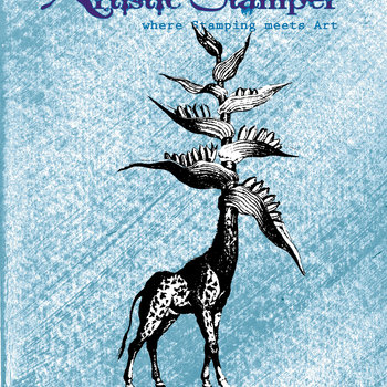 Nick Bantock Cling Rubber Stamp: Giraffe Tree
