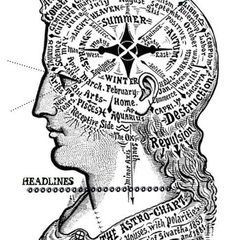 Headlines Cling Rubber Stamp