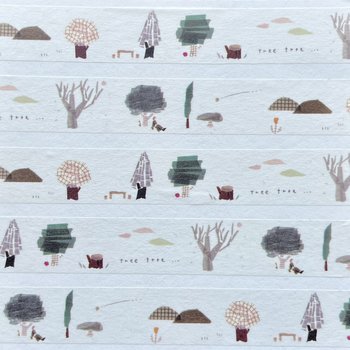 Mika Tamura Washi Tape: Tree Tree