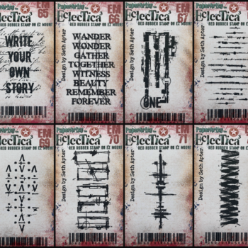 PaperArtsy Mini Stamps: Full Set 4