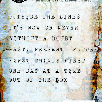 Phresh Phrases Cling Rubber Stamp Set