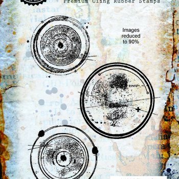 Planetarium Cling Rubber Stamp Set