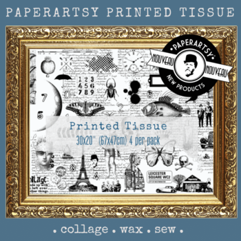 PaperArtsy Printed Tissue Collage Paper: Hot Picks