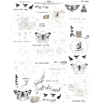 49 and Market Rub-Ons: Butterflies 01