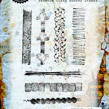 Sticks & Stones Cling Rubber Stamp Set