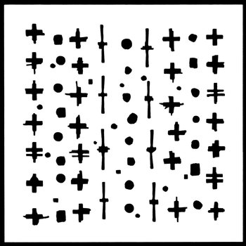 Symbol Grid Stencil