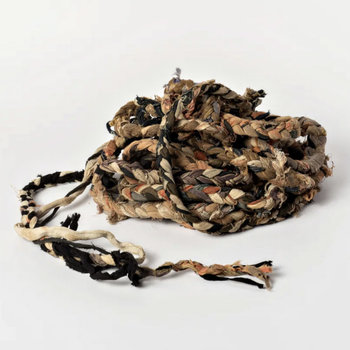 Antique Japanese Cotton Braid Rope: 1 Yard