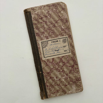 Antique Ledger: 1917