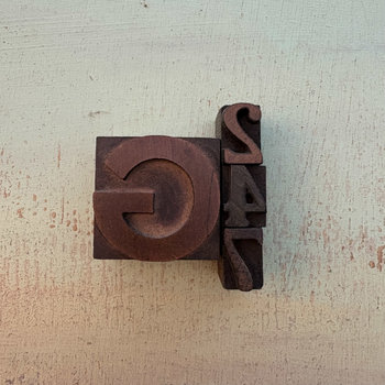 SOLD: Vintage Wood Type Set: G247