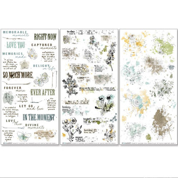 49 and Market Rub-On Set: Krafty Garden