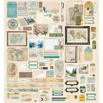49 And Market Die Cuts: Travel Diaries