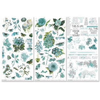 49 and Market Color Swatch Rub-Ons: Teal