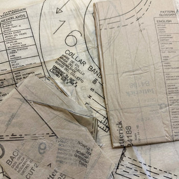 Vintage Sewing Patterns & Instruction Pack
