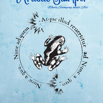Nick Bantock Cling Rubber Stamp: Alchemical Frog